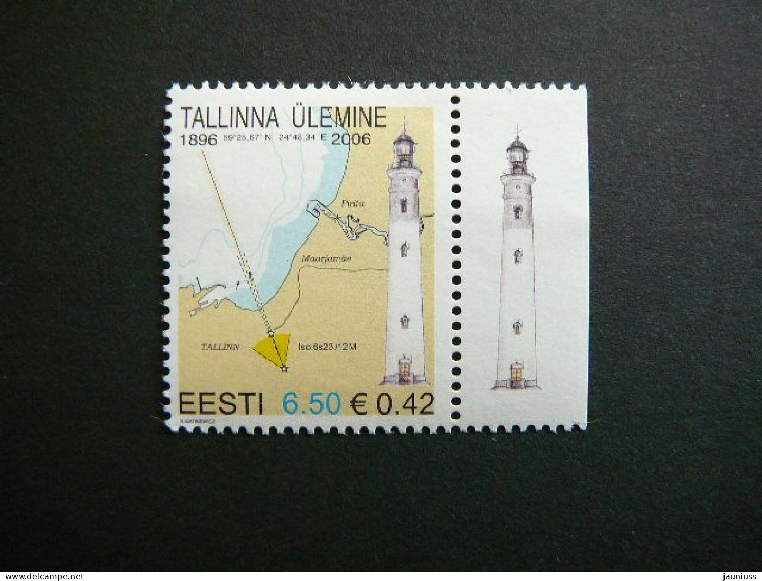 Lighthouse # Estonia Estonie Eesti 2006 MNH #Mi.553 Lighthouses - Estonie