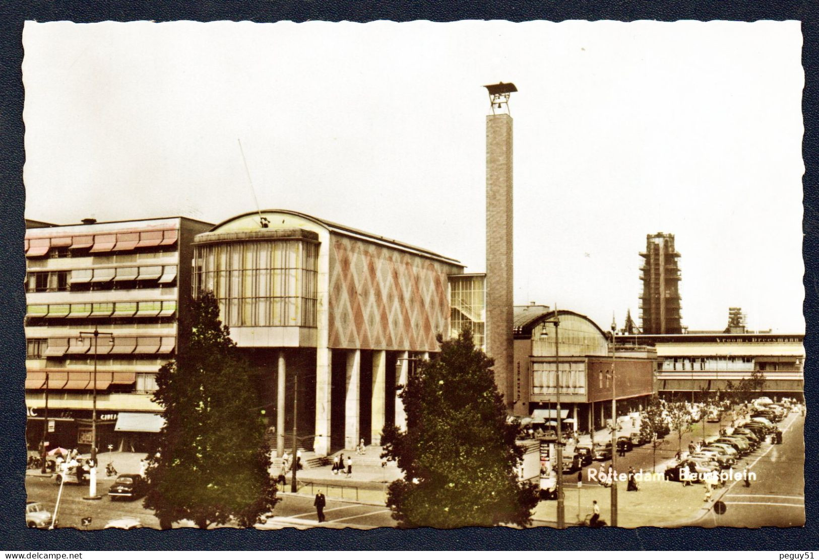 Rotterdam. Beursplein.Cineac, Coolsingel. Vroom Dreesmann. - Rotterdam