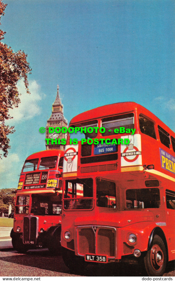 R527797 London Buses. 1971. British Tourist Authority Photograph. C6 - Andere & Zonder Classificatie