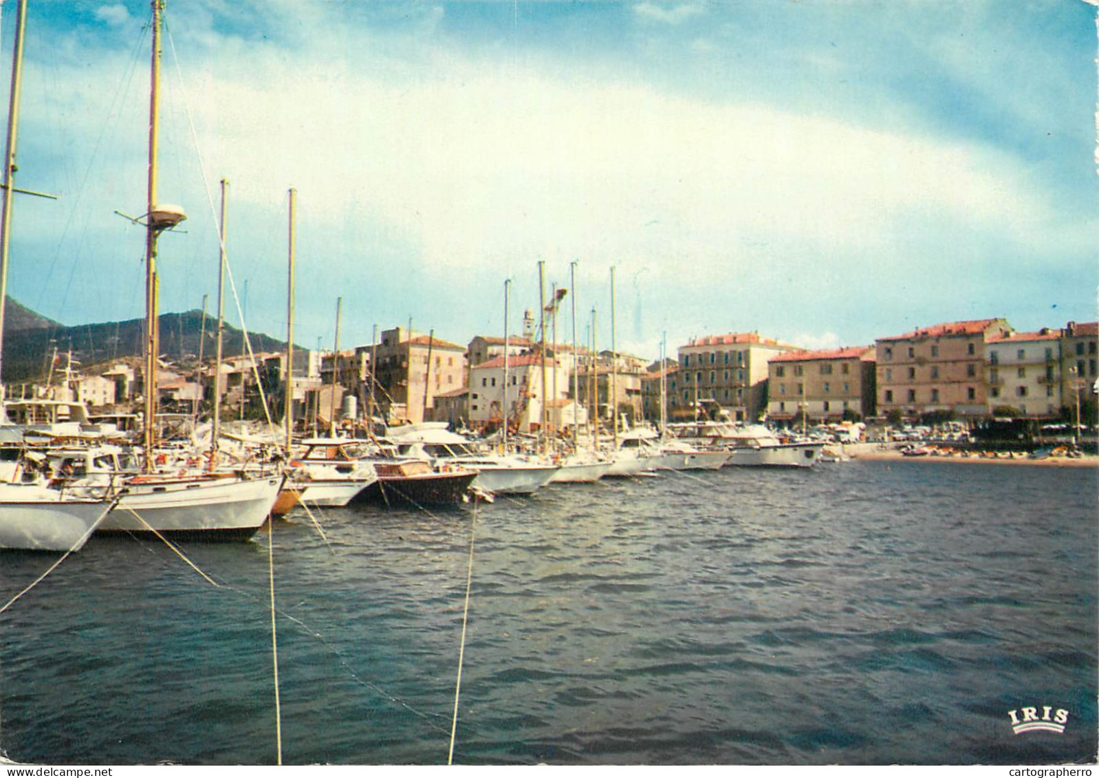 Navigation Sailing Vessels & Boats Themed Postcard Propriano Corse - Sailing Vessels