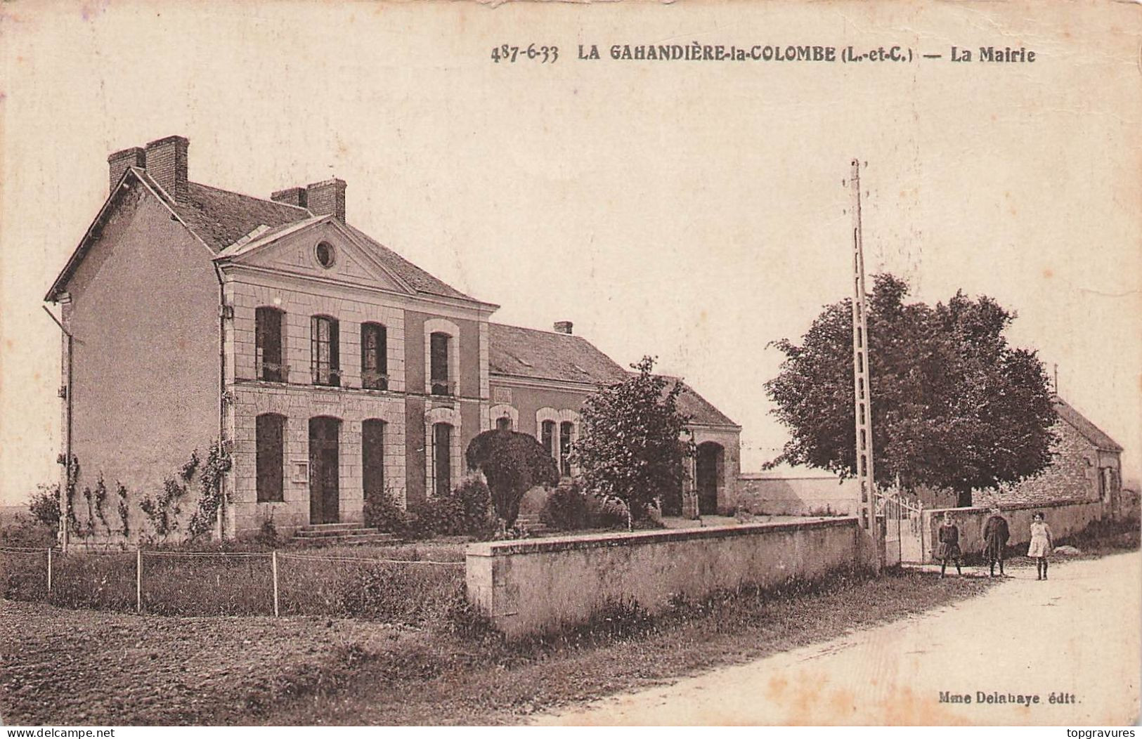 41-LA GAHANDIERE-LA-COLOMBE La Mairie - Autres & Non Classés