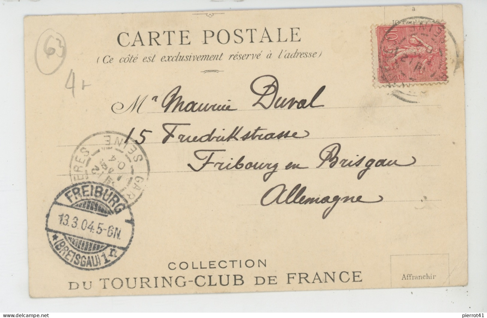 AUVERGNE - PUY DE DOME - Attelage Auvergnat - Collection Du TOURING CLUB DE FRANCE - Altri & Non Classificati