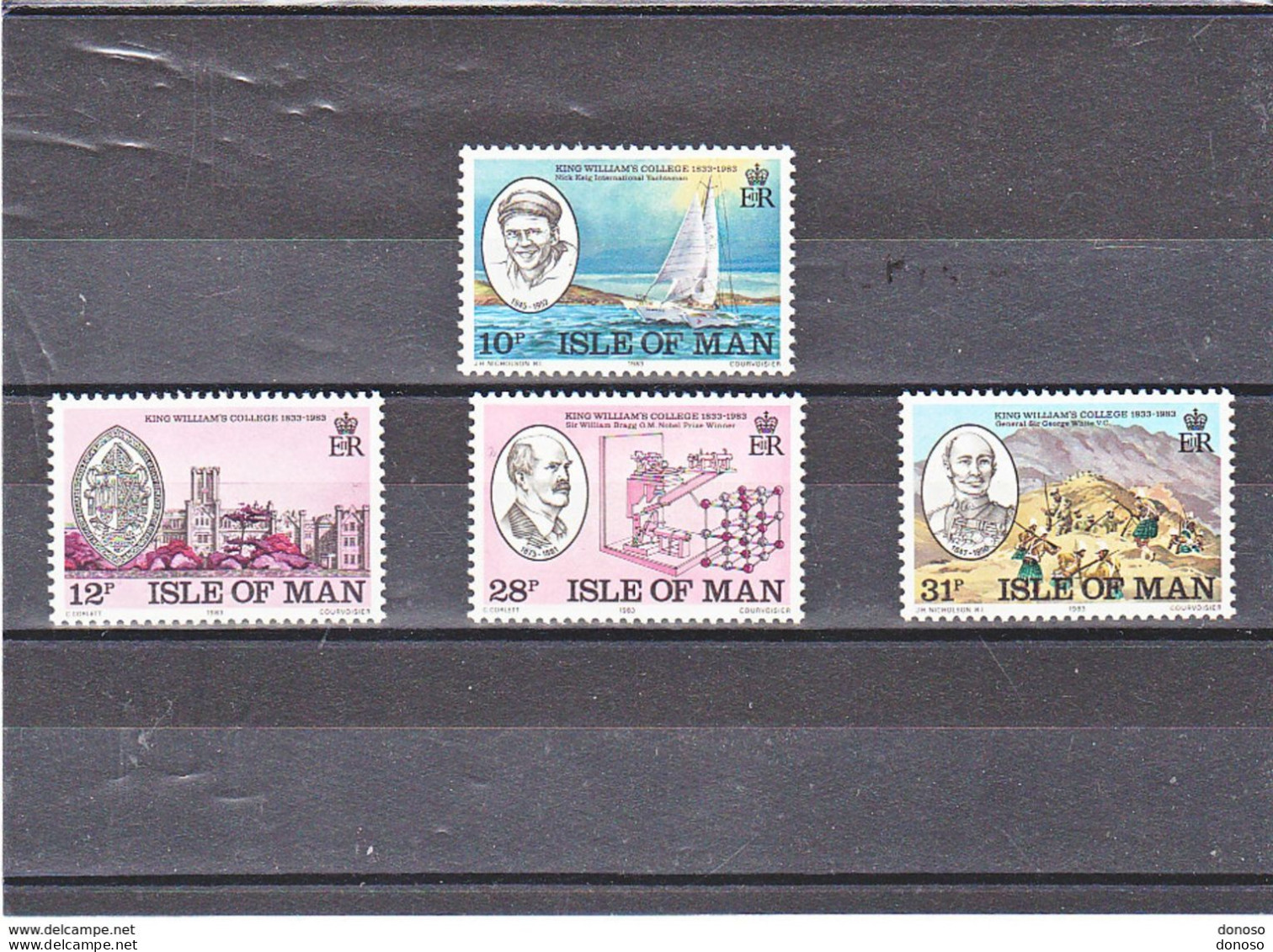 MAN 1983 COLLEGE KING WILLIAM Yvert 233-236 NEUF** MNH Cote 4 Euros - Man (Insel)