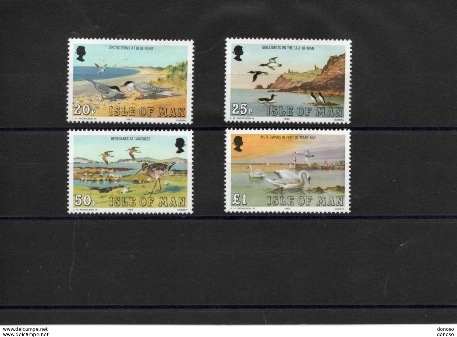 MAN 1983 OISEAUX MARINS Yvert 241-244 NEUF** MNH Cote 12,50 Euros - Isle Of Man