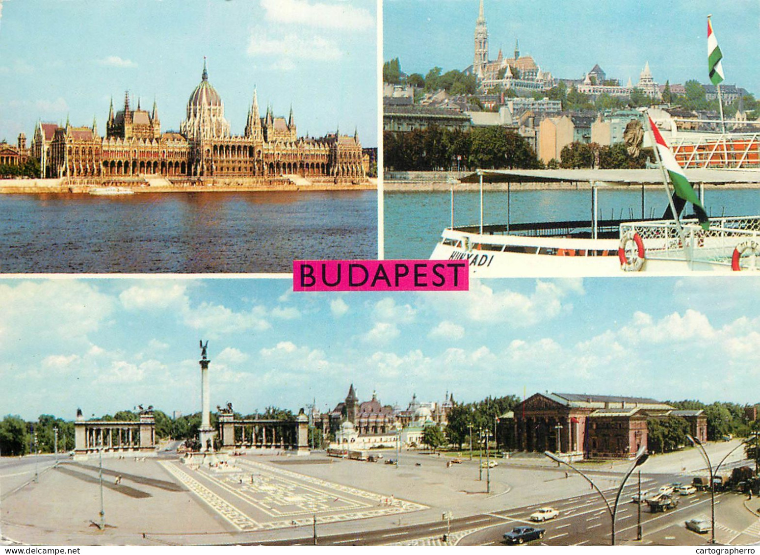 Navigation Sailing Vessels & Boats Themed Postcard Budapest - Zeilboten