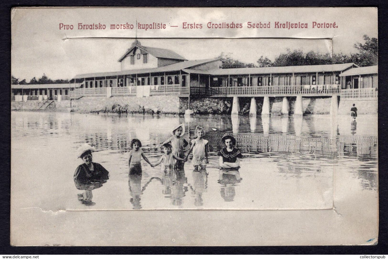 CROATIA  KRALJEVICA Vintage Postcard With Leporello - Slovénie