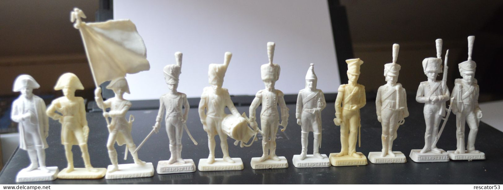 Collection 11 Figurines Flan Impérial Napoléon Et Son Armée  Années 60 - Andere & Zonder Classificatie