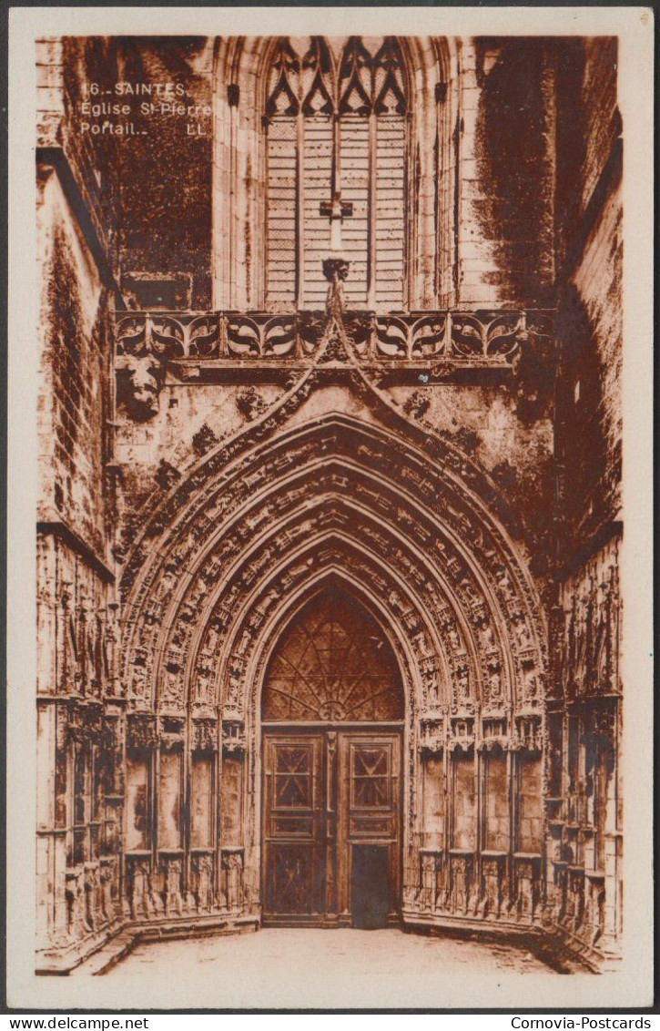 Portail, Eglise Saint-Pierre, Saintes, C.1920 - Lévy Et Neurdein Photo CPA LL16 - Saintes