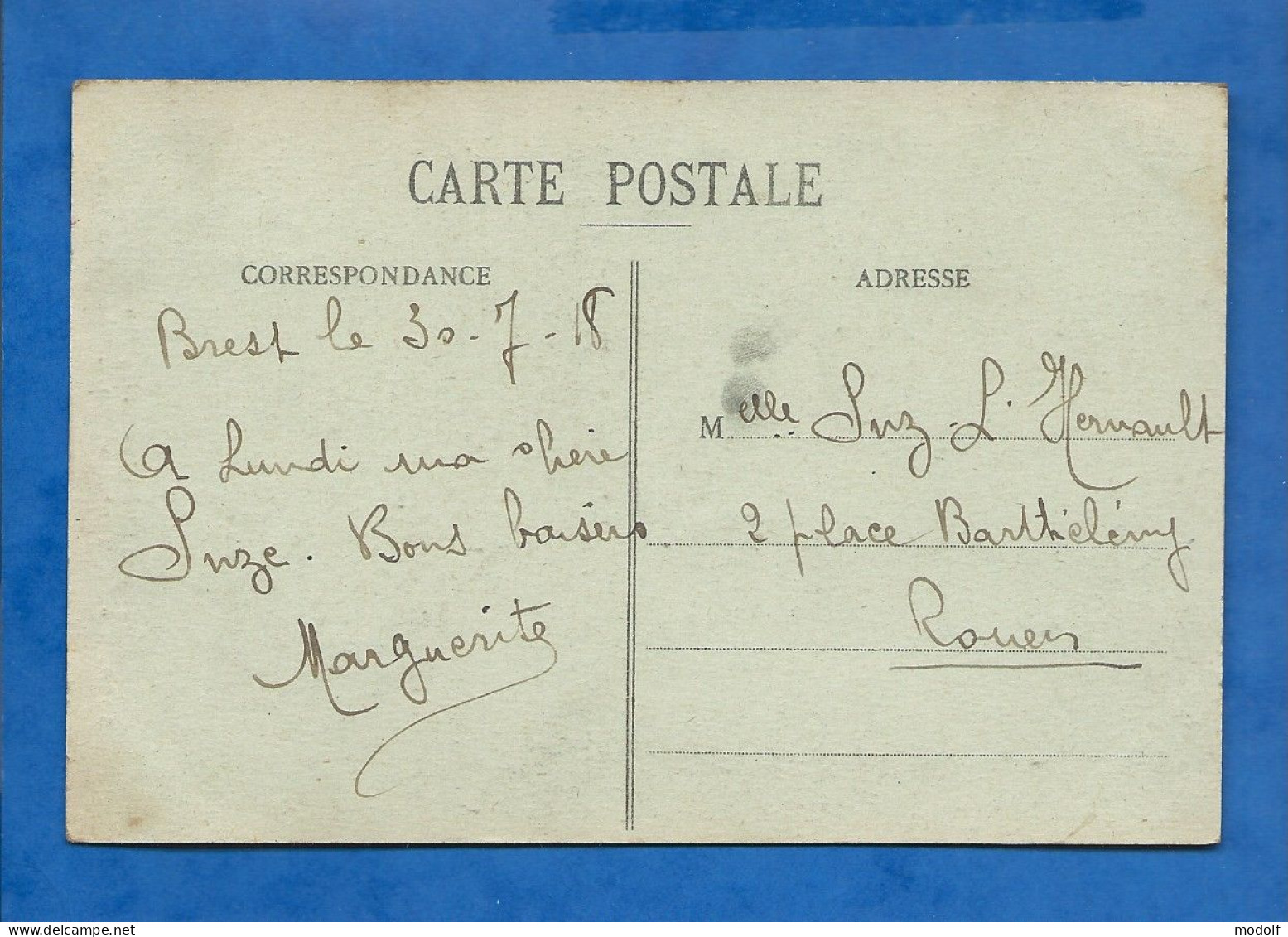 CPA - Folklore - Autour Des Lits Clos Bretons - La Tentation Du Père Antoine - Circulée En 1918 - Andere & Zonder Classificatie