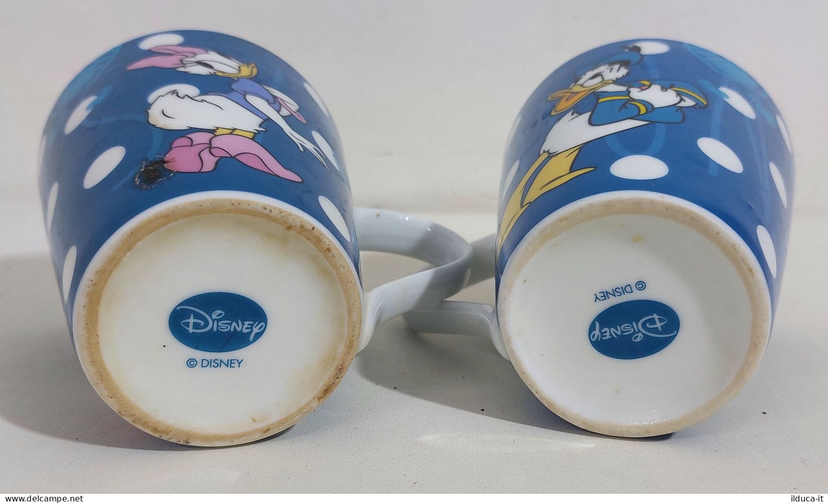 69800 Coppia Tazze Da Latte In Ceramica Disney - Paperino E Paperina - Kopjes