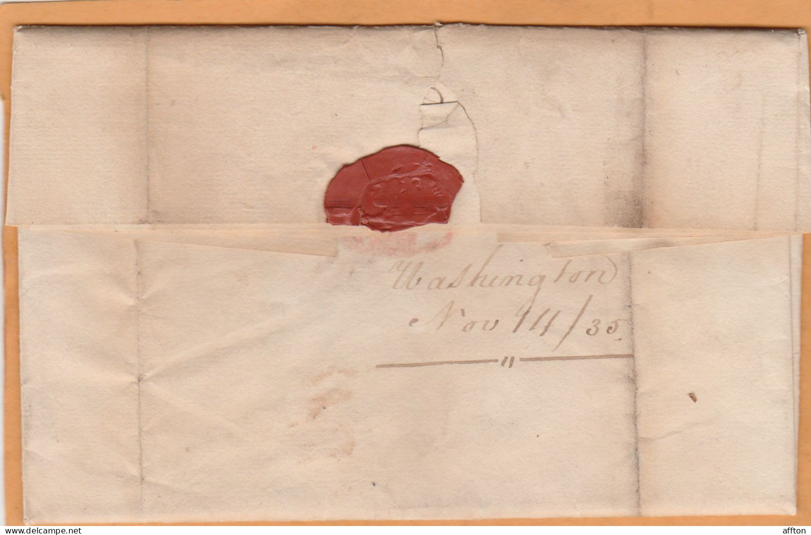 United States Old Cover Mailed - …-1845 Prefilatelia
