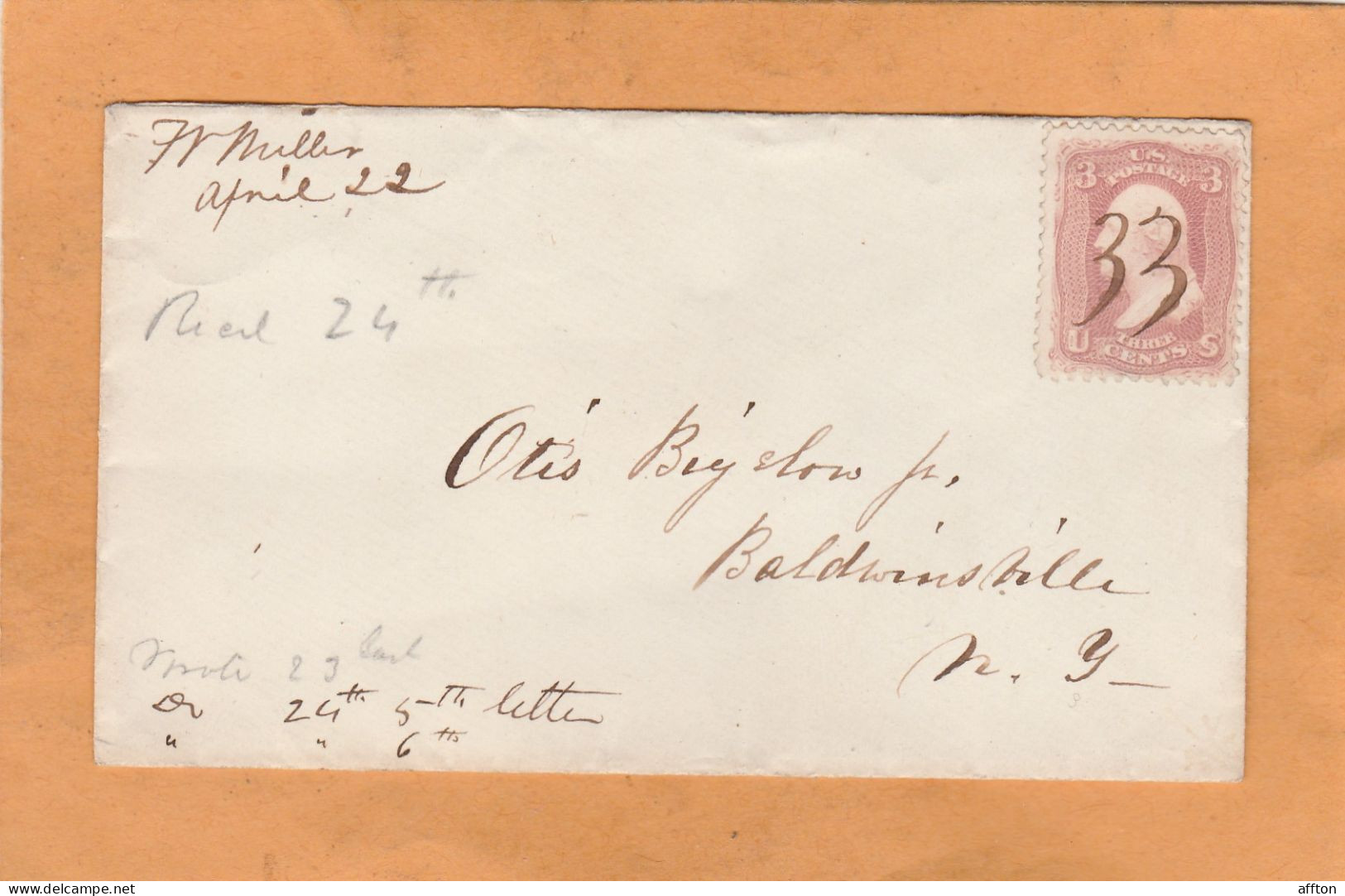 United States Old Cover Mailed - Lettres & Documents