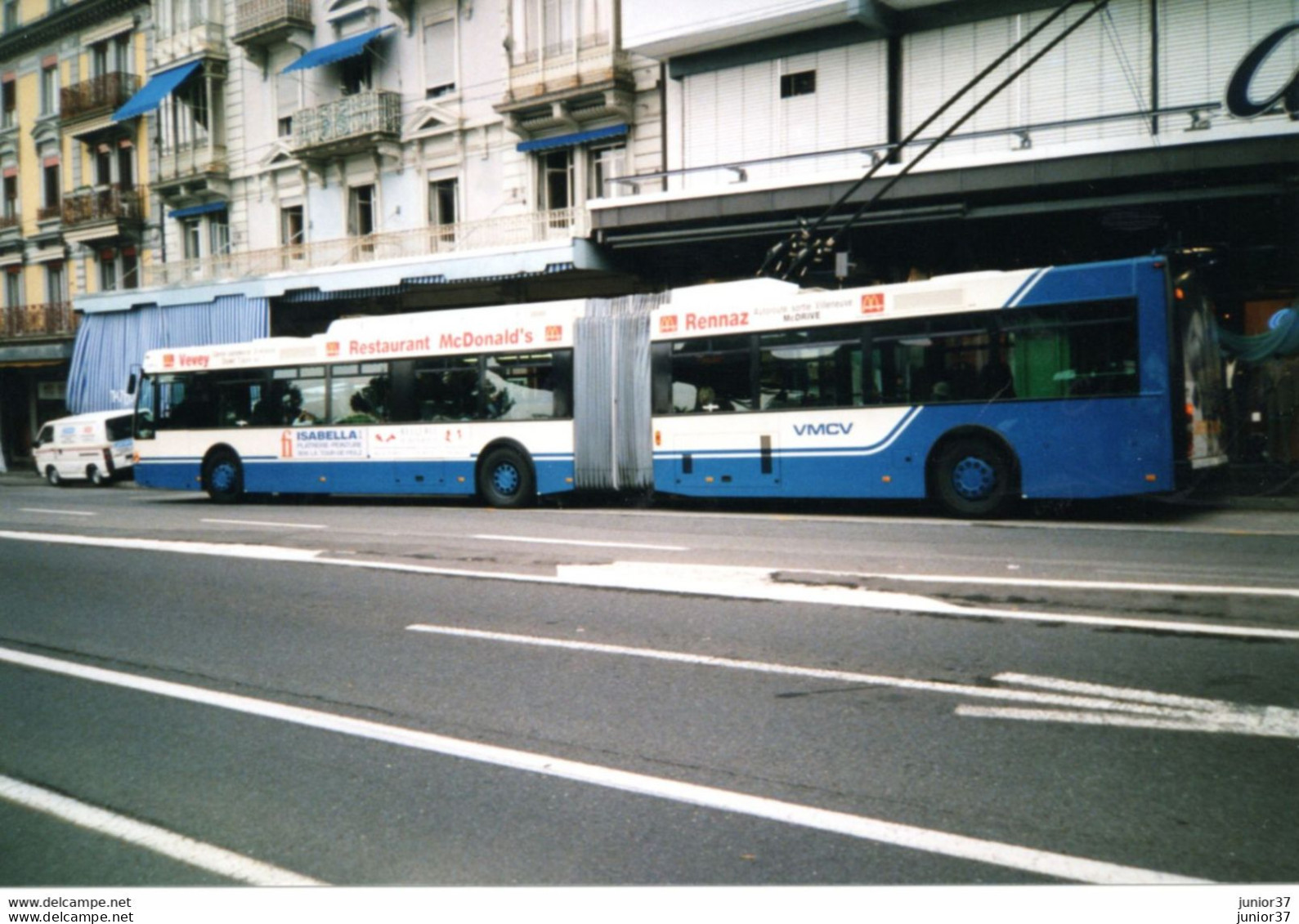 Photo D'un Bus Articulé De Vevey En Suisse - Coches