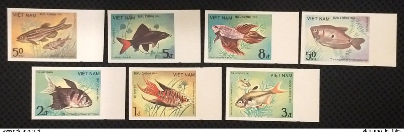 Vietnam Viet Nam MNH Imperf Stamps 1984 : Ornamental Fishes / Fish (Ms443) - Viêt-Nam