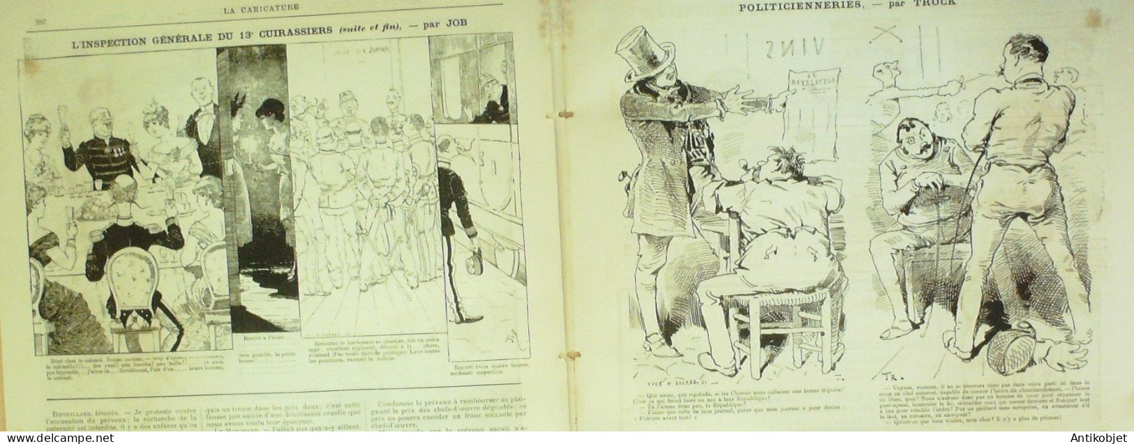 La Caricature 1883 N°205 Vengeance De Mr Prudhomme Mobilier Loys Invisibles Sorel Job - Riviste - Ante 1900