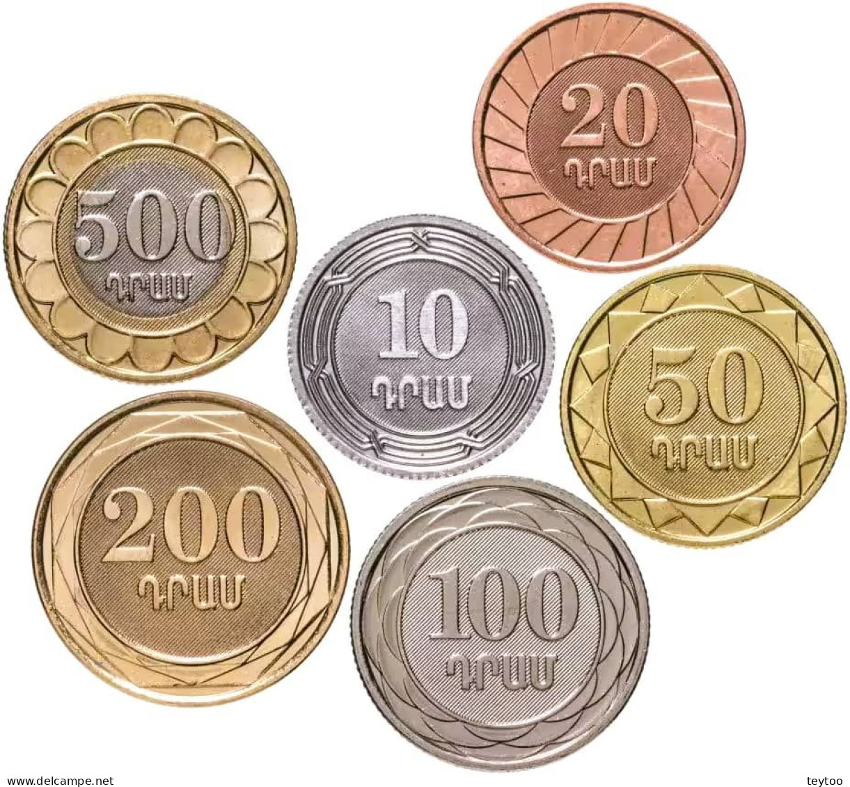 C2634# Armenia 2023. Lote 30 Aniversario De La Moneda Nacional (SC) KM_450-455 - Armenien