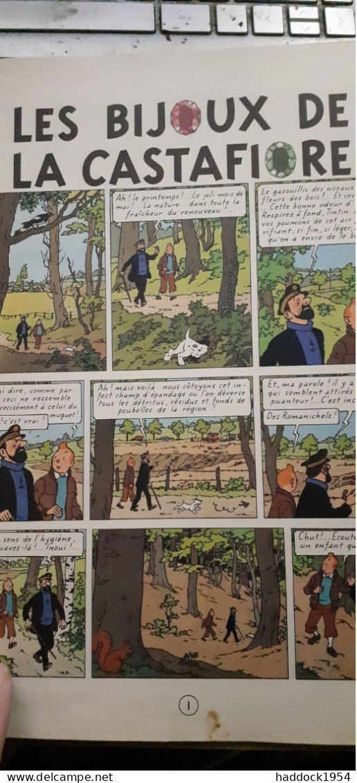 les bijoux de la castafiore HERGE casterman 1963