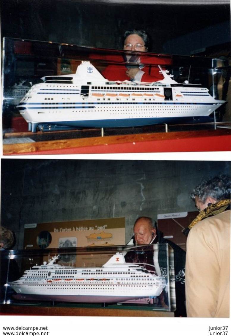 2 Photos De Maquettes Bateaux, - Boats