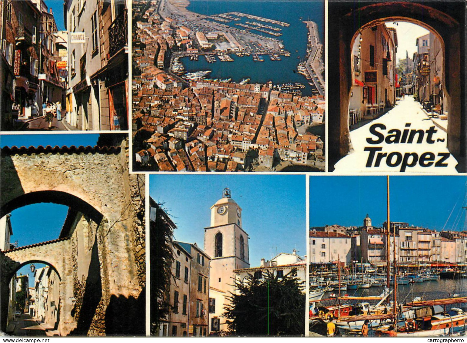 Navigation Sailing Vessels & Boats Themed Postcard Saint Tropez - Segelboote