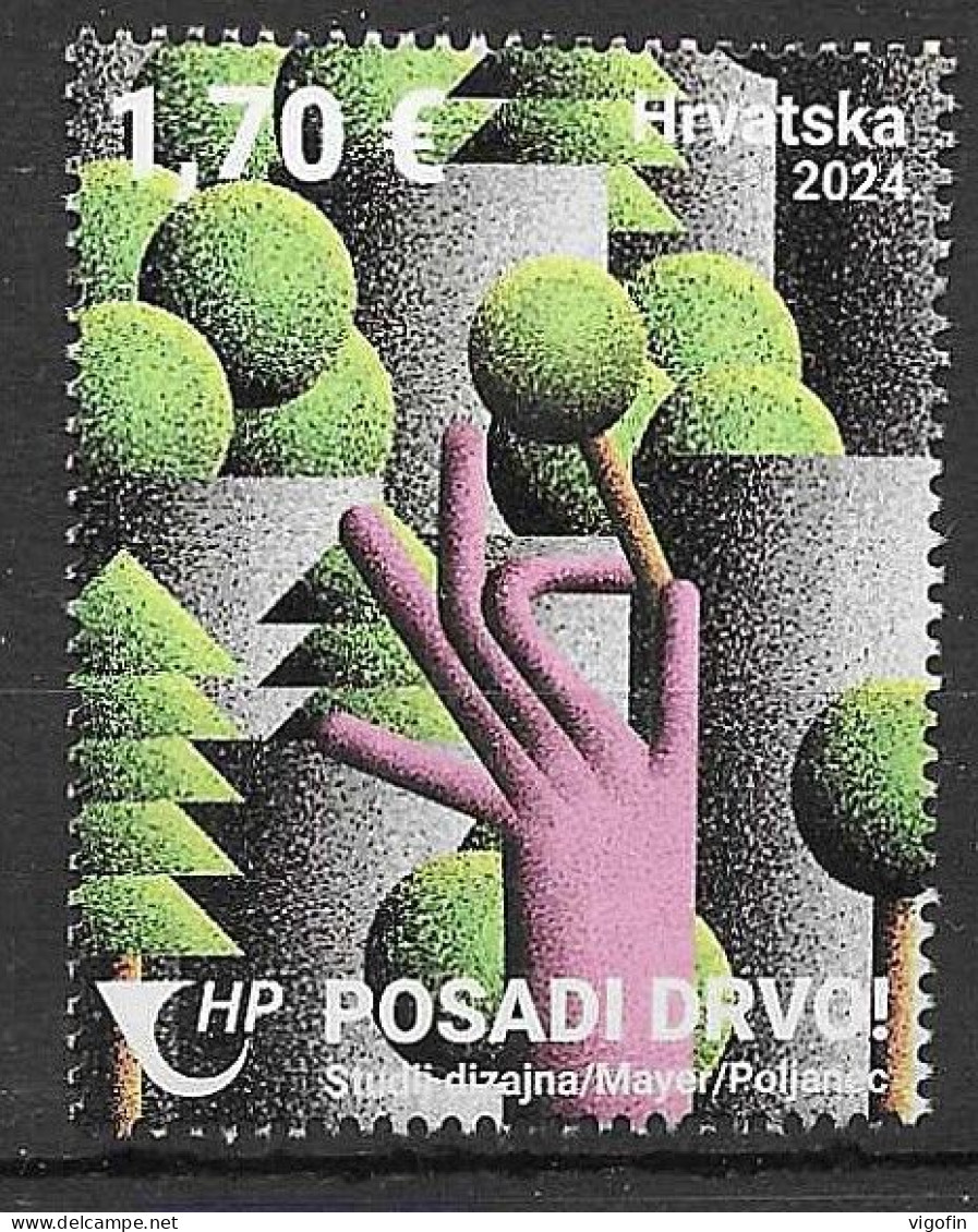 HR 2024-1663 CAMPIGH AGAINST CLIMATE CHANGE, 1v, MNH - Climate & Meteorology