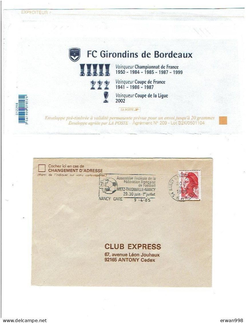 6 PAP BORDEAUX TONNAY BOUTONNE NANTES FOOTIX WOLINSKY 1 SECAP NANCY CP-photo BORDEAUX FC 1988  Sport Football  9 - Prêts-à-poster: Other (1995-...)