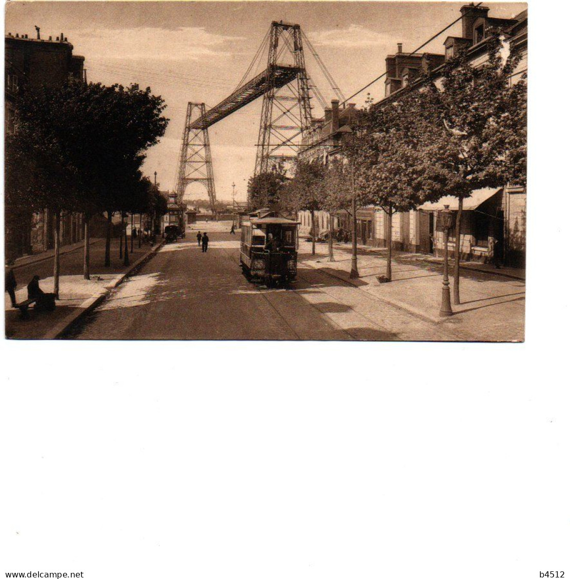 76 ROUEN Le Boulevard Cauchoix Et Le Pont Transbordeur , Tramway - Rouen