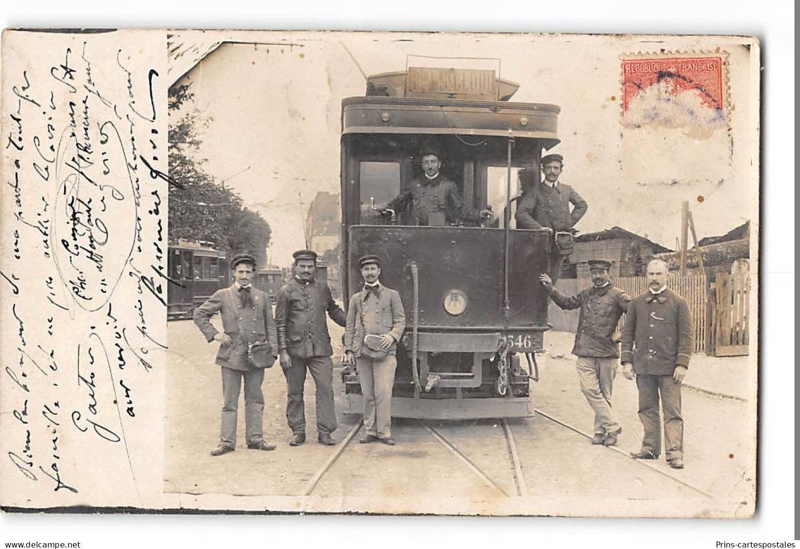 CPA 75 Porte De St Cloud Le Tramway Carte Photo - Openbaar Vervoer