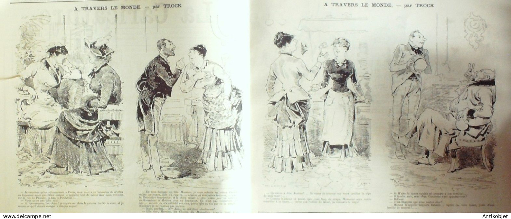 La Caricature 1883 N°208 Recherche De Paternité Draner Trock - Revues Anciennes - Avant 1900