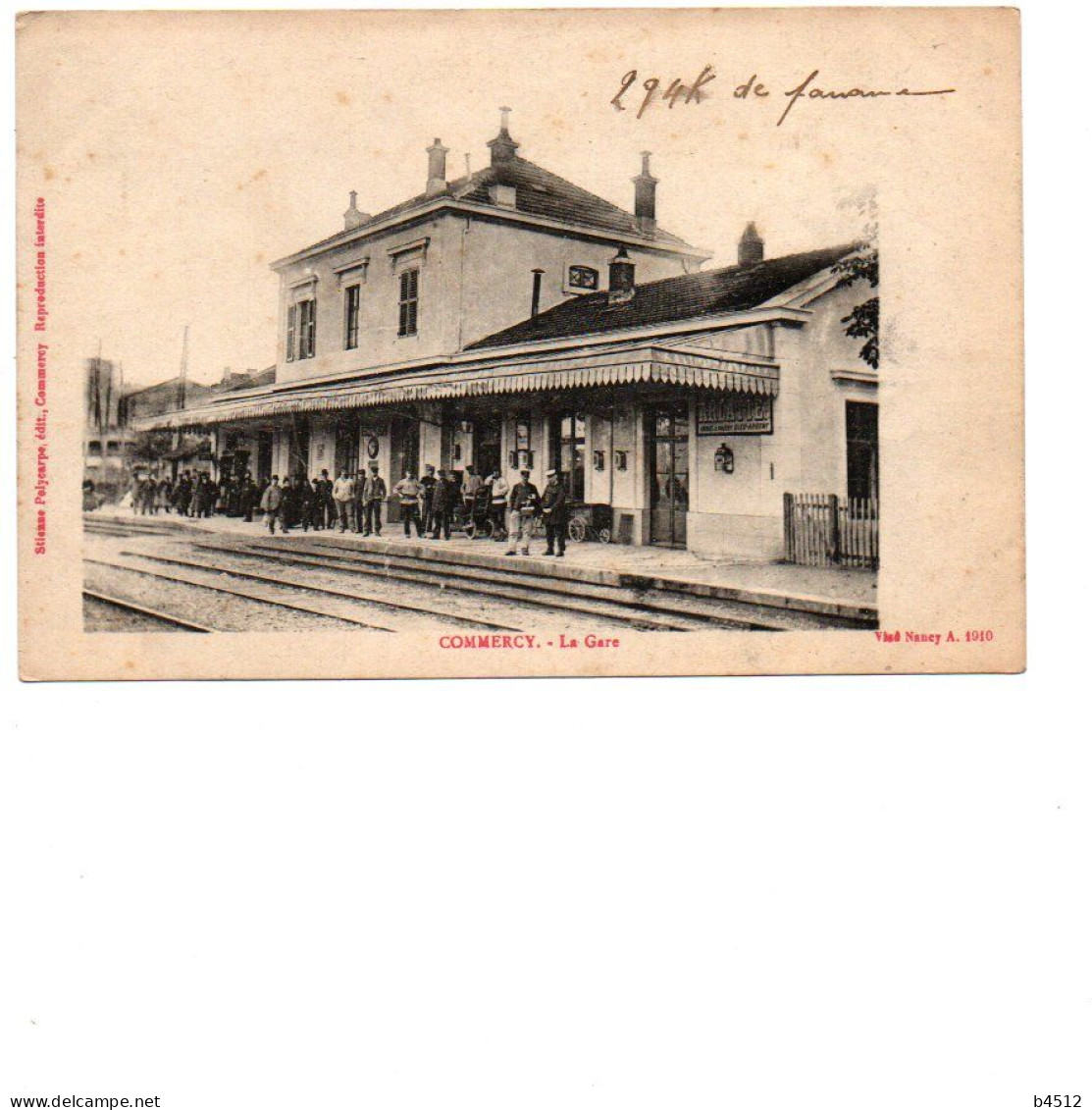 55 COMMERCY La Gare 1919 - Commercy