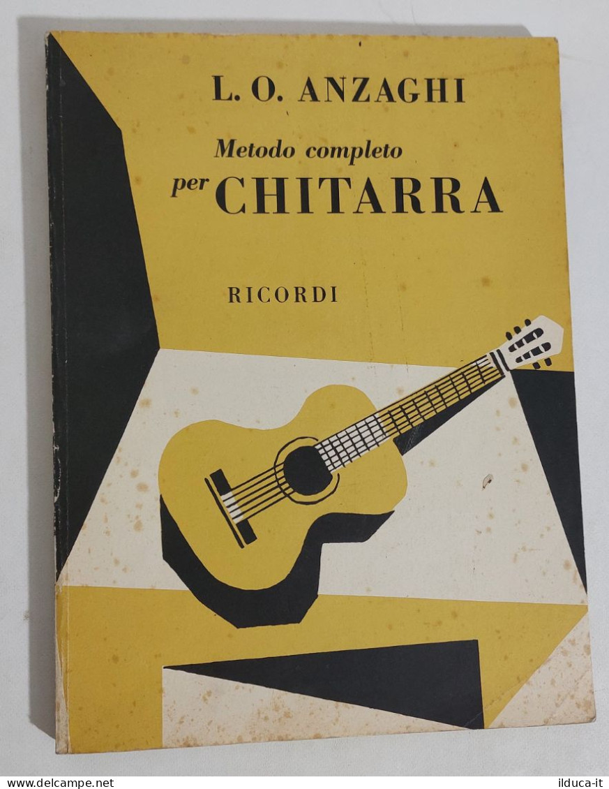 69808 SPARTITO - Anzaghi - Metodo Completo Per Chitarra - Ricordi 1977 - Scores & Partitions