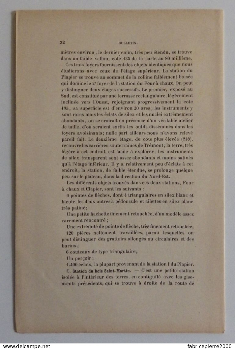 NETTANCOURT - articles du Bulletin de la Sté des lettres siences et arts de Bar-le-Duc 1924 EXCELLENT ETAT Meuse