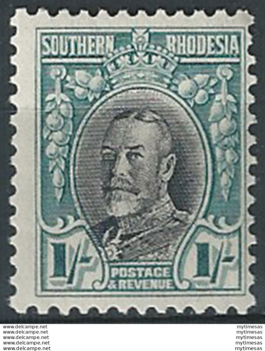 1935 Southern Rhodesia 1s. MNH SG. N. 23a - Andere & Zonder Classificatie