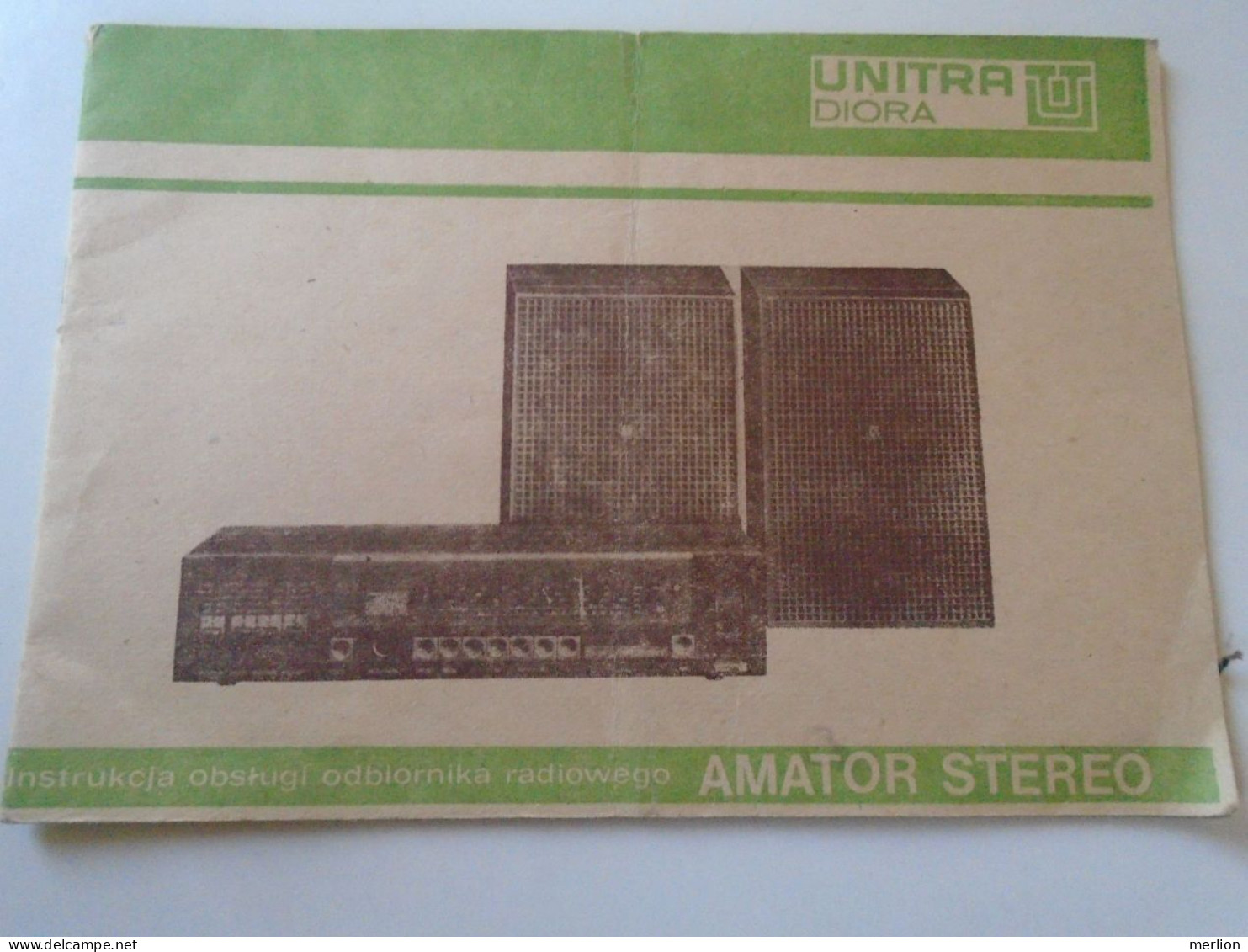 D202254    UNITRA DIORA  Amator Stereo Radio - Booklet  Polska Poland - Other Plans