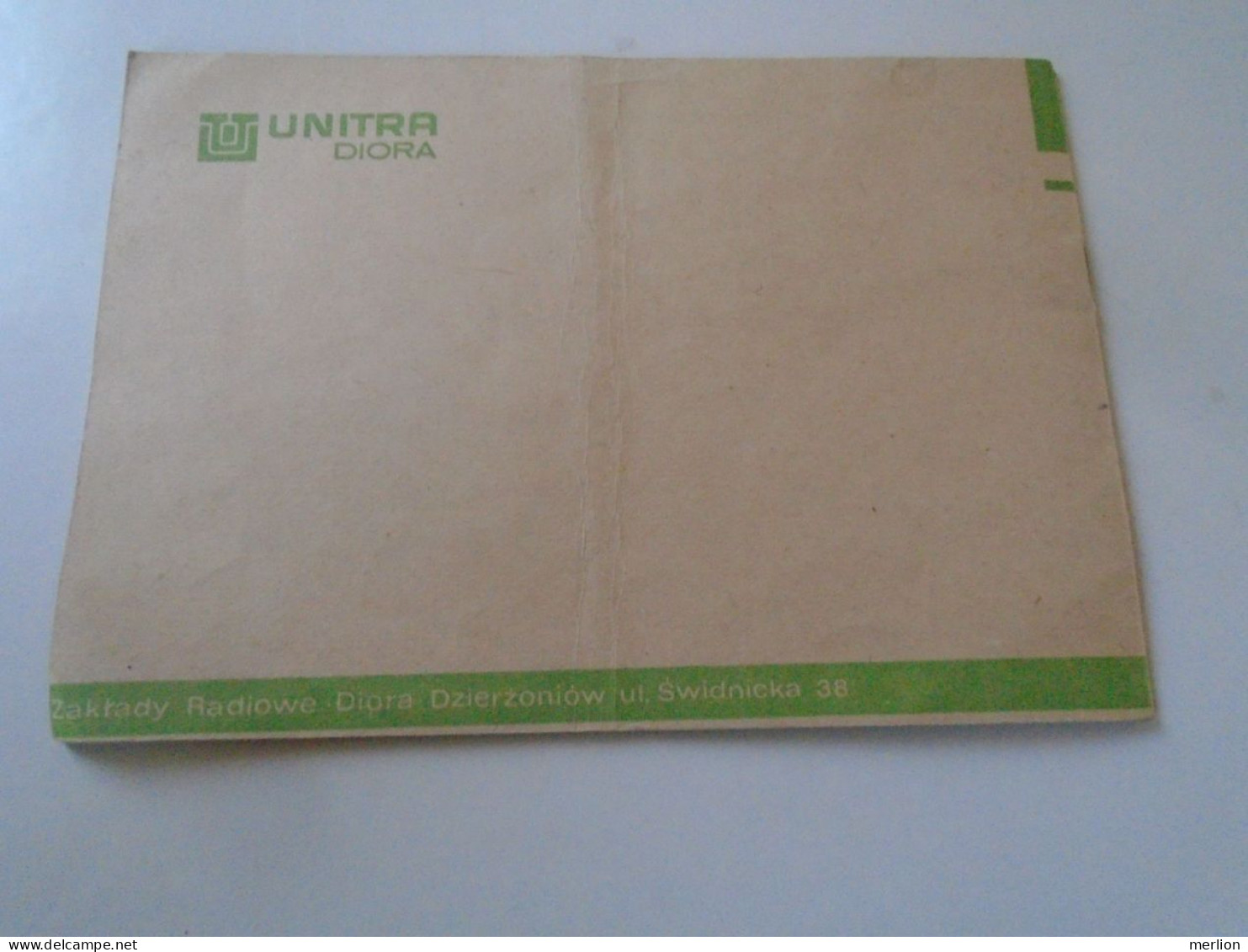 D202254    UNITRA DIORA  Amator Stereo Radio - booklet  Polska Poland