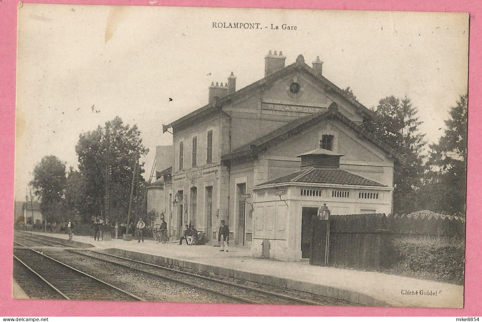 SAS0276   CPA   ROLAMPONT  (Haute-Marne)  La Gare   ++++++++++++++++++++ - Autres & Non Classés