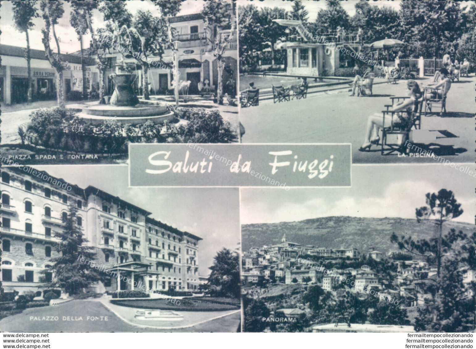 I837 Cartolina Saluti Da Fiuggi Provincia Di Frosinone - Frosinone