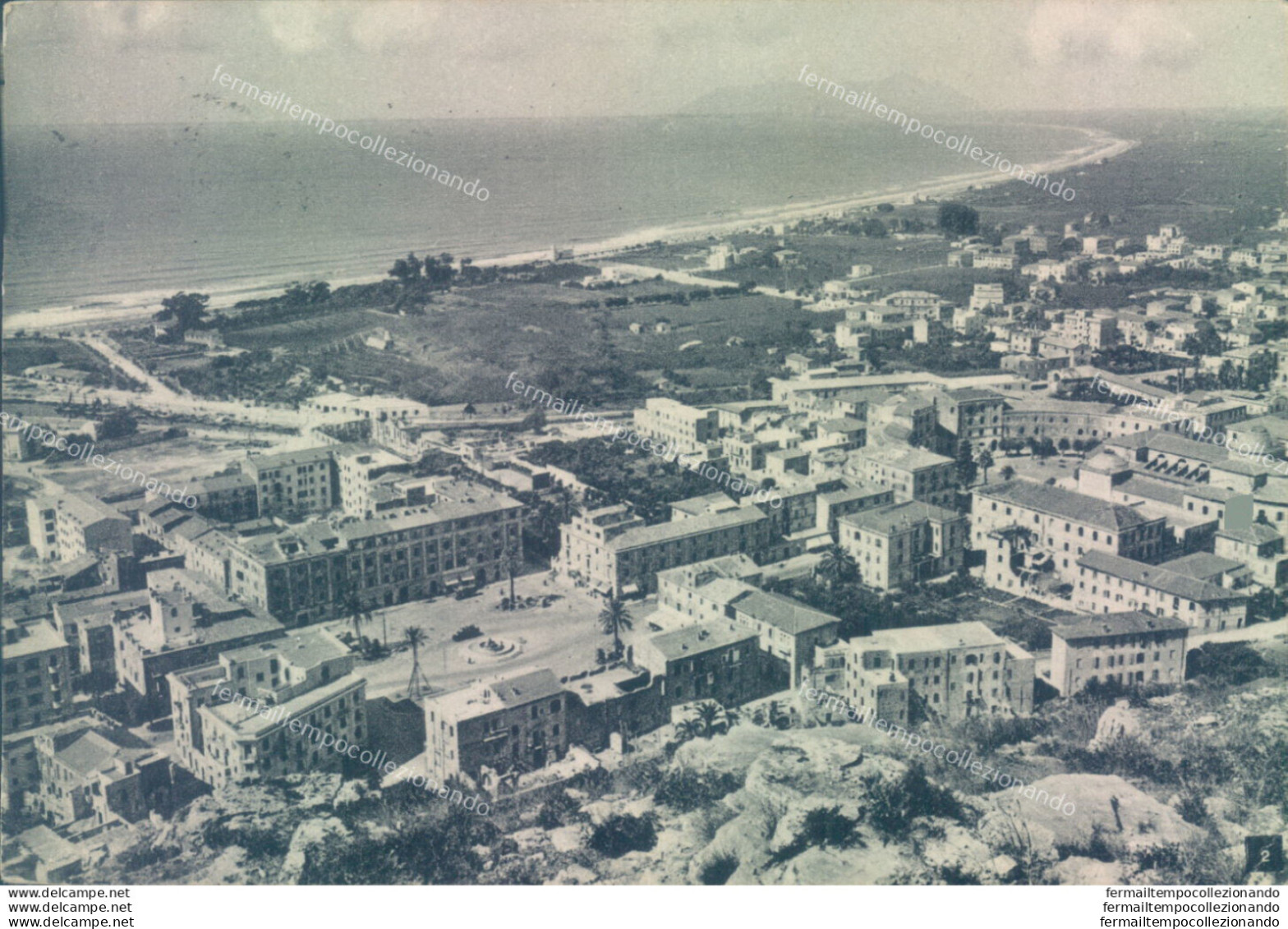 Ab672 Cartolina Terracina Panorama Provincia Di Latina - Latina