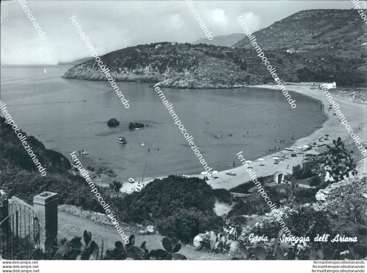 Bf114 Cartolina Gaeta Spiaggia Dell'ariana Provincia Di Latina - Latina