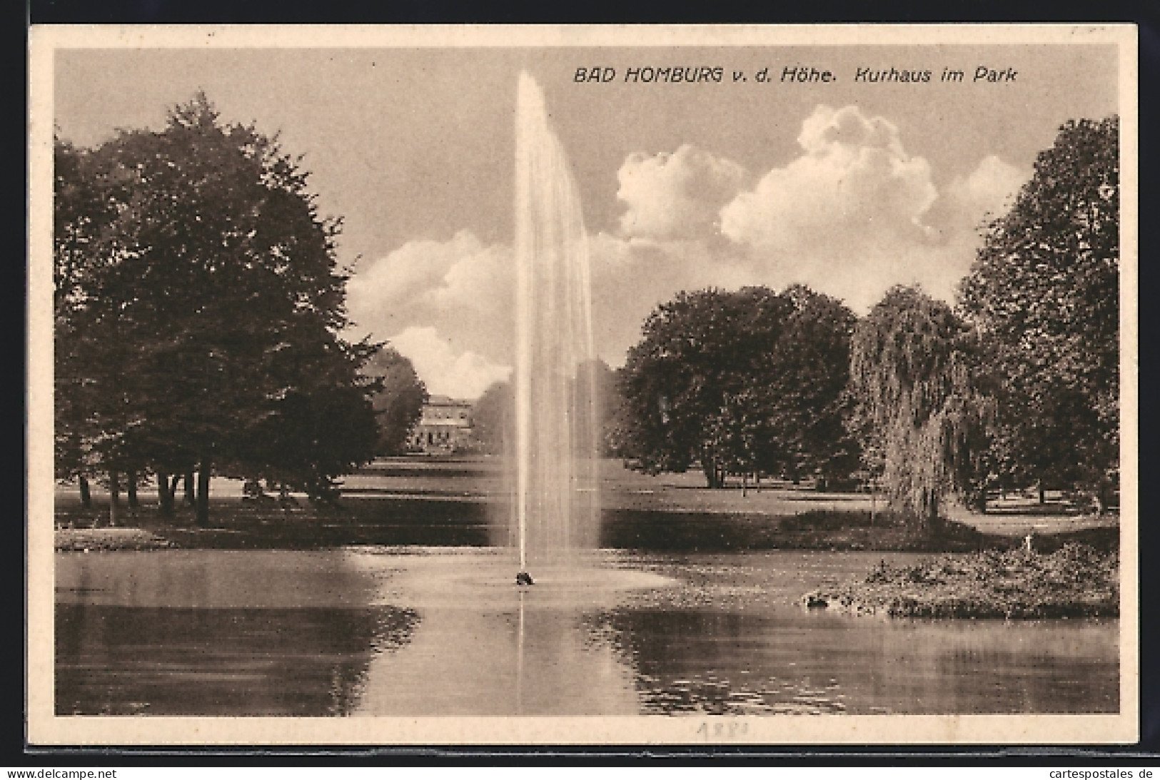 AK Bad Homburg V. D. Höhe, Kurhaus Im Park  - Bad Homburg