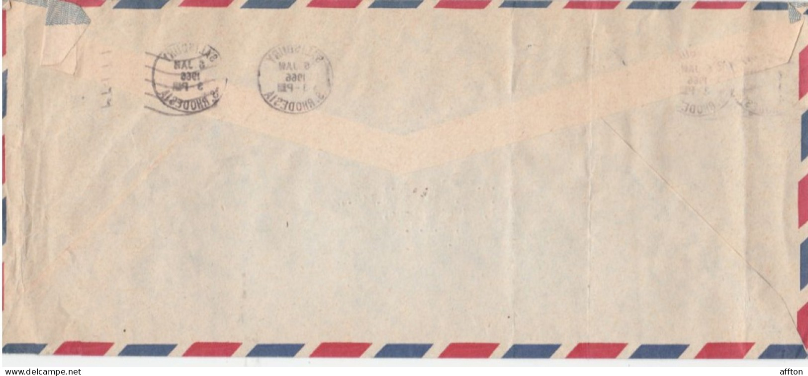Rhodesia 1966 Cover Mailed Stamps Not Valid Postage Due - Rodesia (1964-1980)