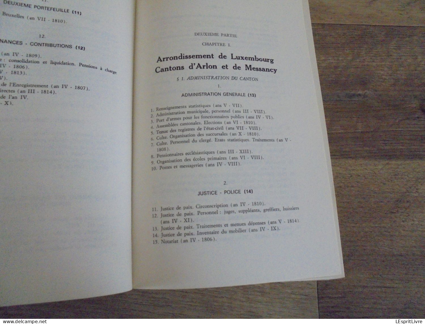 INVENTAIRE SES ARCHIVES Administration des Forêts Régionalisme Ardenne Gaume Semois Forêt Bois Virton Arlon Messancy