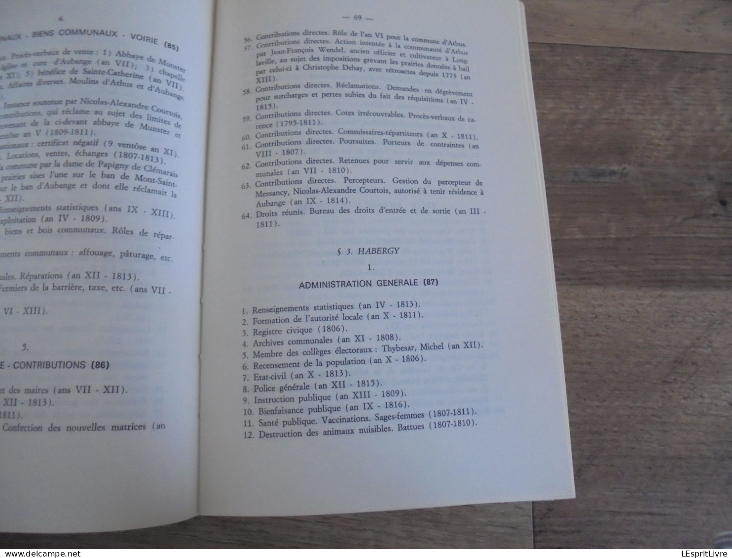 INVENTAIRE SES ARCHIVES Administration des Forêts Régionalisme Ardenne Gaume Semois Forêt Bois Virton Arlon Messancy