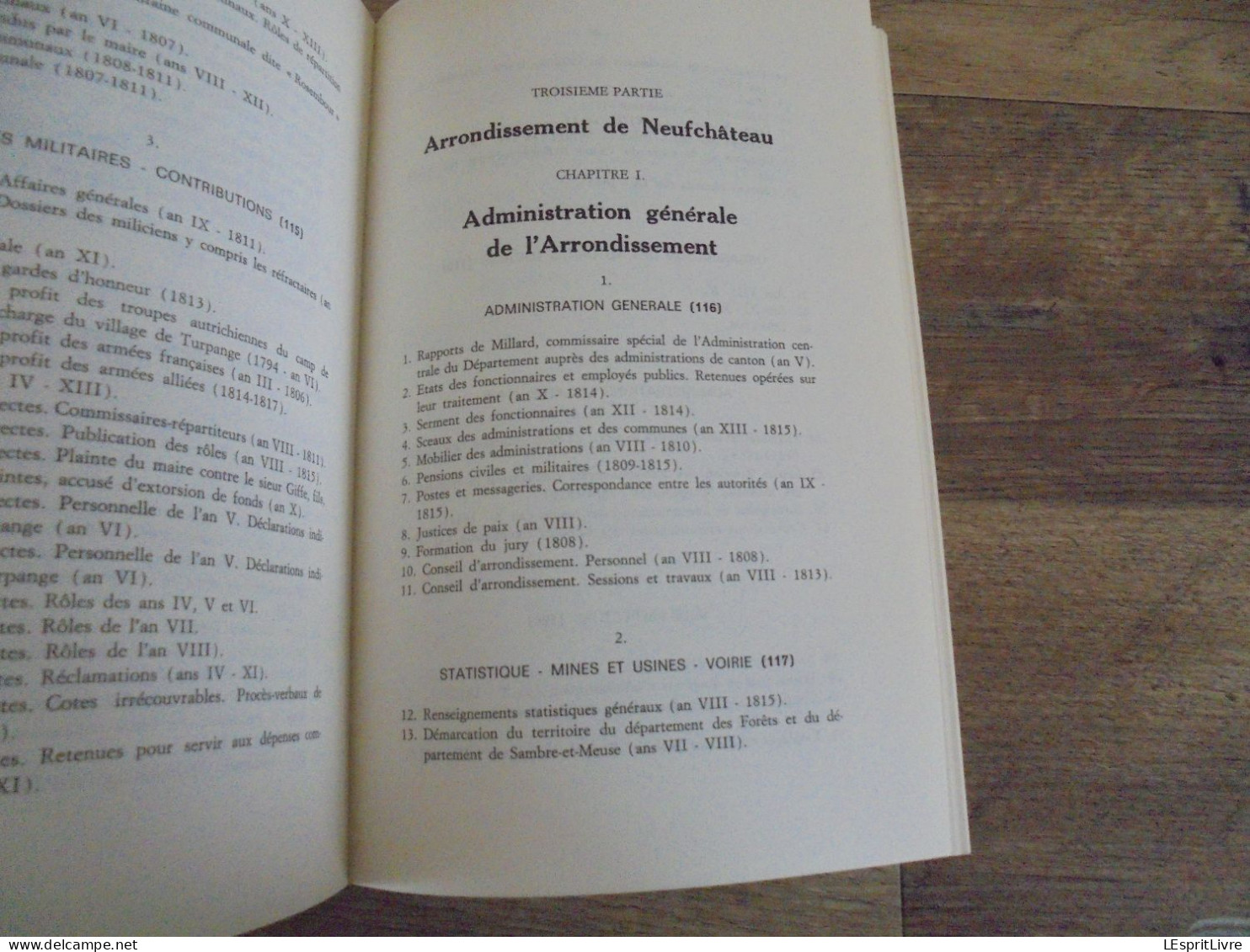 INVENTAIRE SES ARCHIVES Administration des Forêts Régionalisme Ardenne Gaume Semois Forêt Bois Virton Arlon Messancy