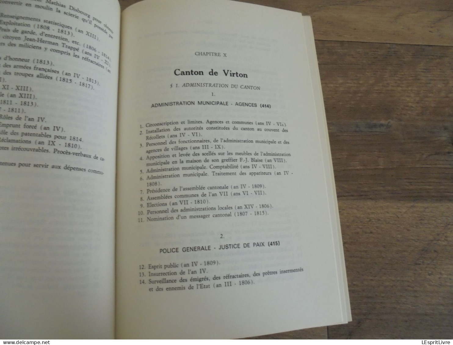 INVENTAIRE SES ARCHIVES Administration des Forêts Régionalisme Ardenne Gaume Semois Forêt Bois Virton Arlon Messancy