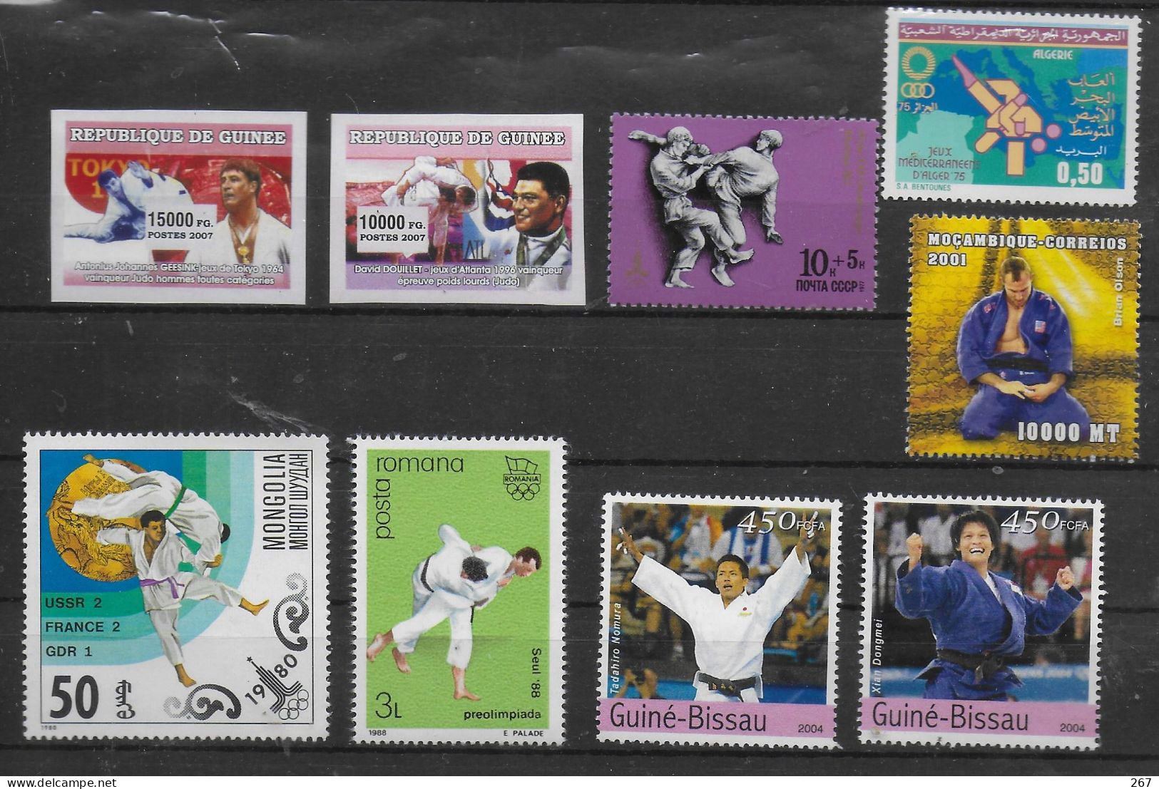 LOT   9 Valeurs    * *  Judo - Judo