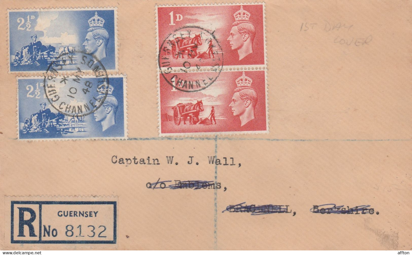 Great Britain 1948 FDC Mailed - ....-1951 Pre Elizabeth II