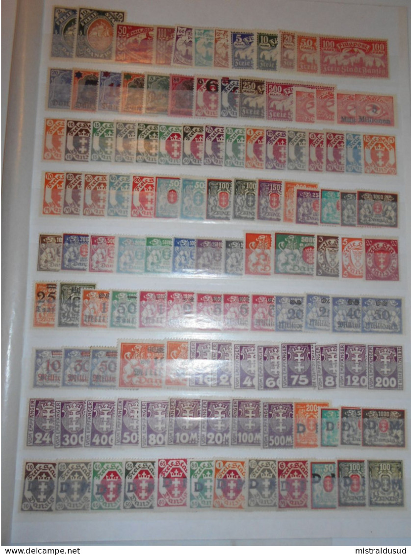 Allemagne Dantzig , Lot De 120 Timbres Neufs - Nuovi