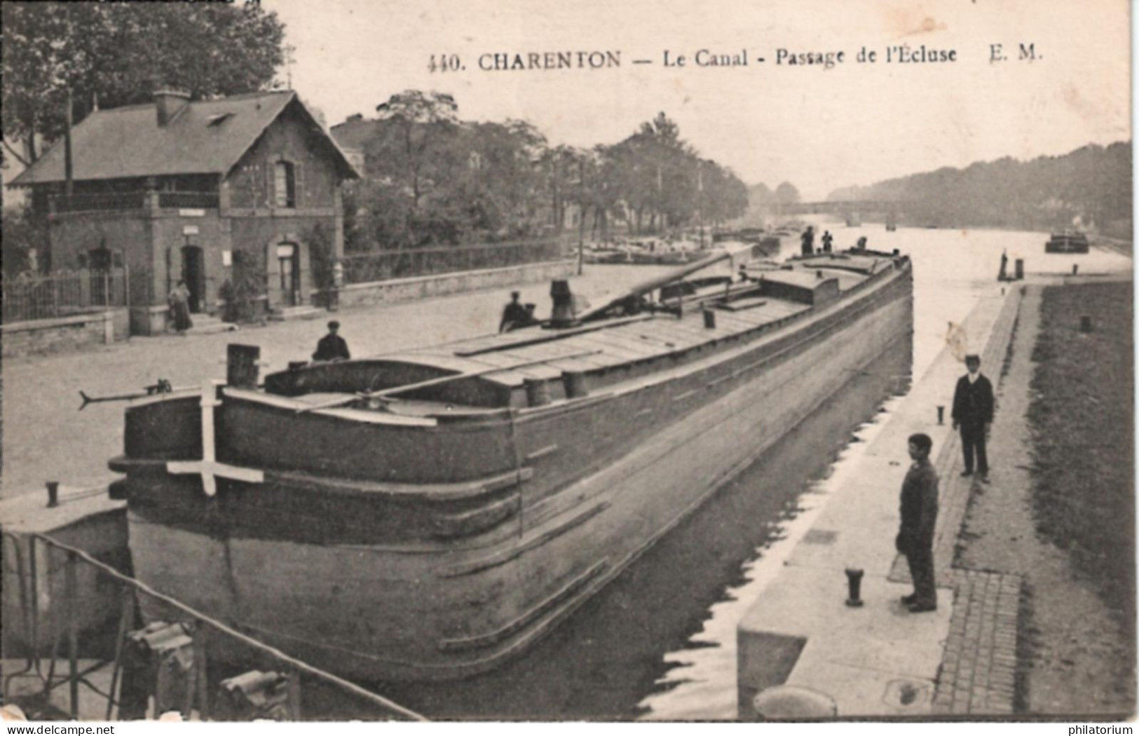 94  CHARENTON  Le Canal  Passage De L' écluse - Charenton Le Pont