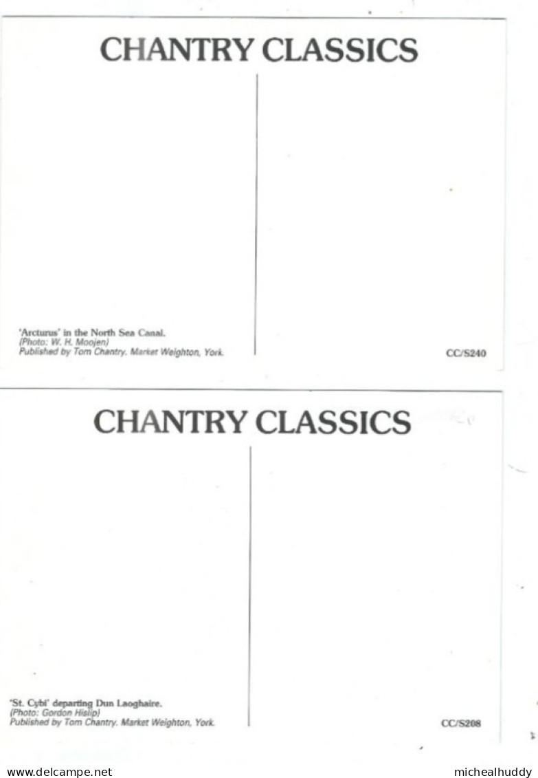 2  POSTCARDS  FERIES PUBLISHED BY CHANTRY CLASSICS - Veerboten