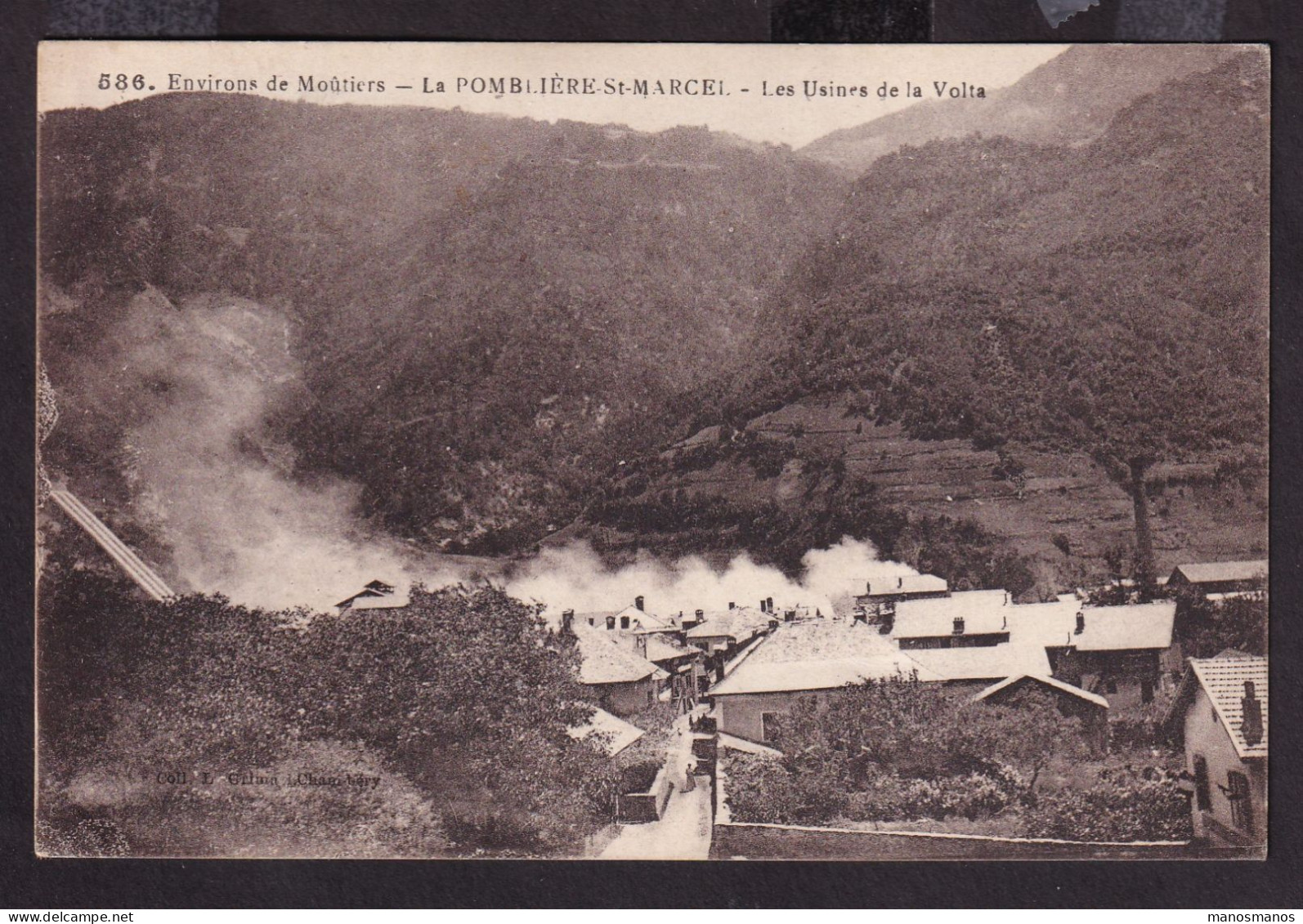 DDGG 038 - Carte-Vue TP Arts Déco ST MARCEL Savoie 1925 Vers Bruxelles - Cartas & Documentos